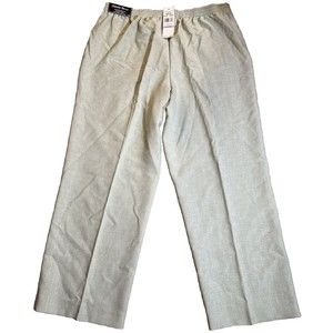 Alfred Dunner Classic Fit Women’s Sage Pants Proportioned Short 18 NWT